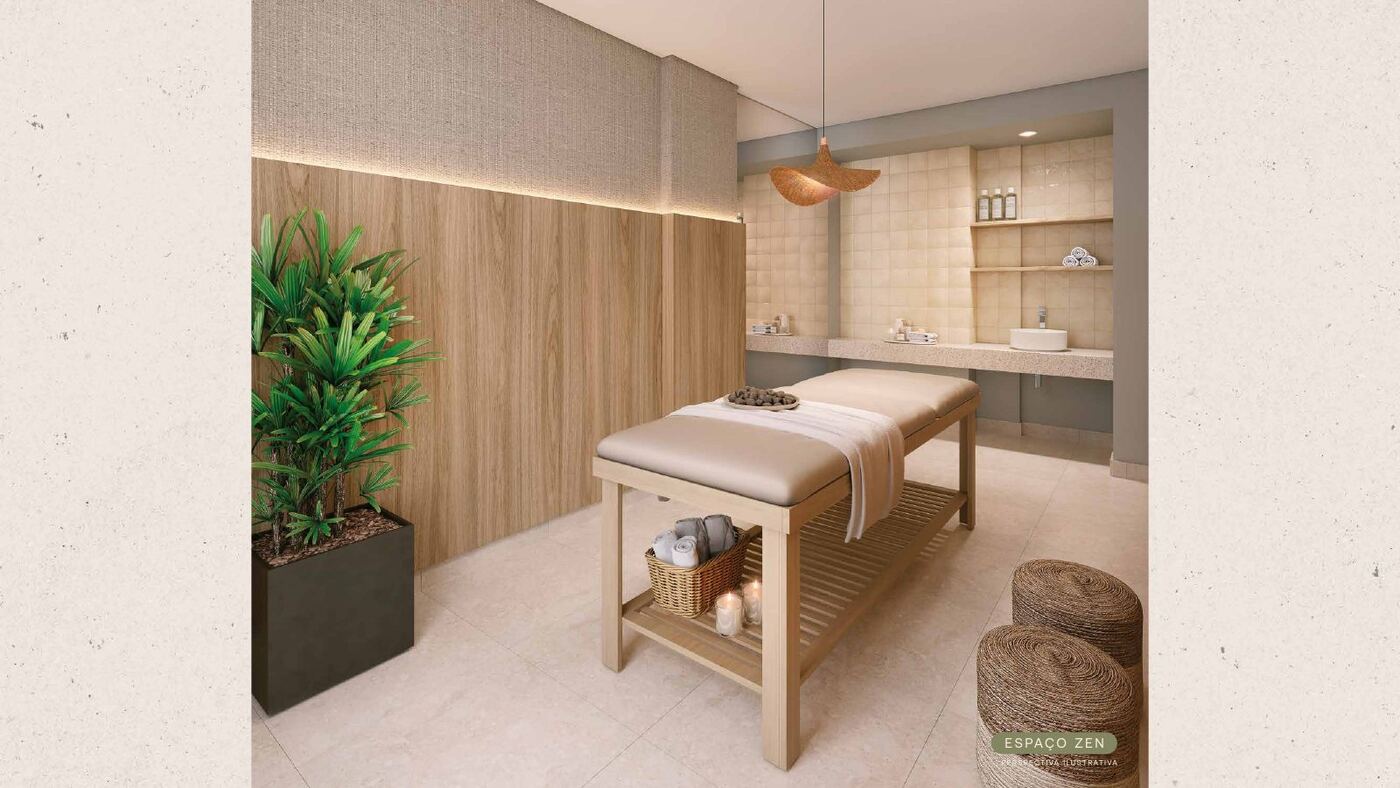 Espaço zen do Residencial Dona Ivone Lara