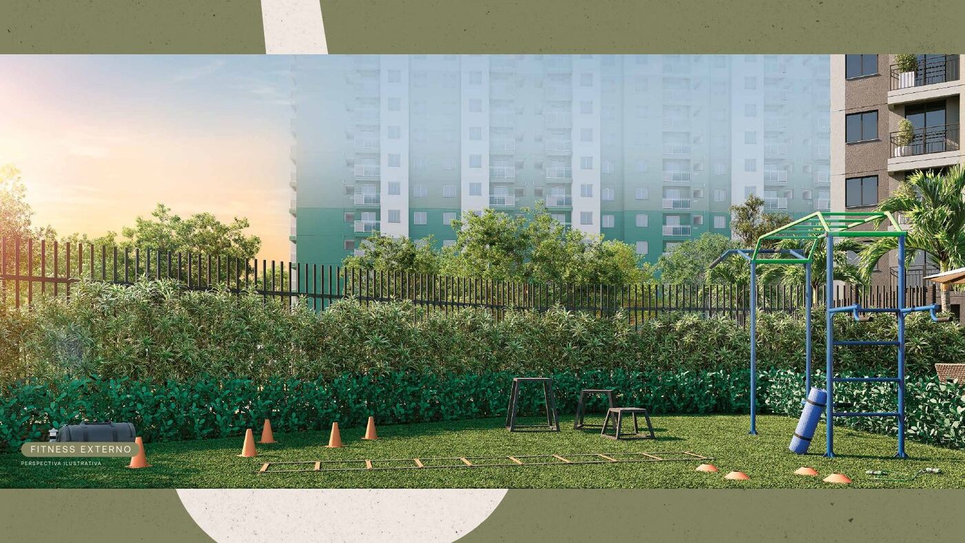 Fitness externo do Residencial Dona Ivone Lara