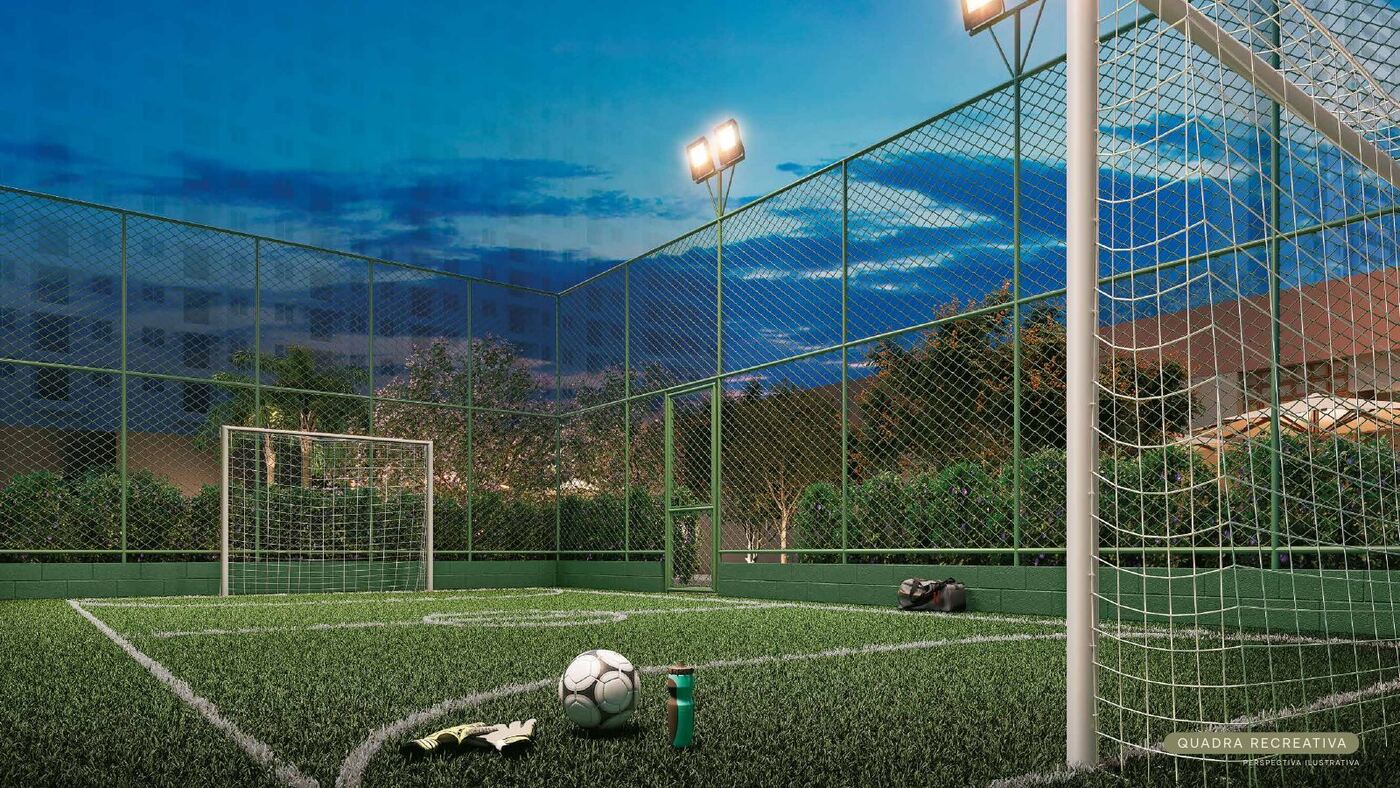 Quadra recreativa do Residencial Dona Ivone Lara